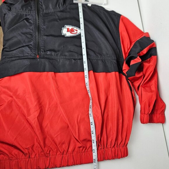 Kansas City Chiefs Windbreaker Womens Winning Play Windbreaker - Picture 11 of 12